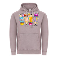Vintage Zinc Easter Teacher Life Vintage Hoodie - CowhideDigitalArt