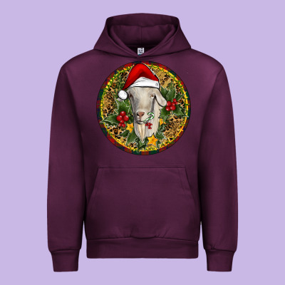 Christmas Goat Urban Hoodie Designed By Ranaportraitstore