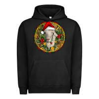 Pigment Black Christmas Goat Urban Hoodie - RanaPortraitStore