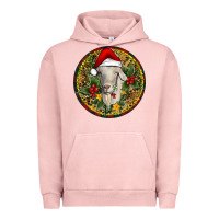 Pigment Salmon Christmas Goat Urban Hoodie - RanaPortraitStore