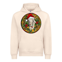 Sandshell Christmas Goat Urban Hoodie - RanaPortraitStore