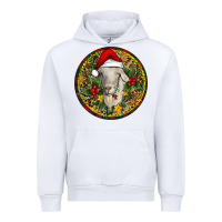 White Christmas Goat Urban Hoodie - RanaPortraitStore