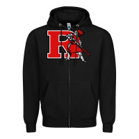 Black scarlet knights 2 (rutgers) Zipper Hoodie - DesigneFamous