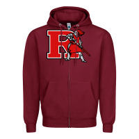 Scarlet Knights 2 (rutgers) Zipper Hoodie | Teevron