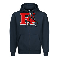 Navy scarlet knights 2 (rutgers) Zipper Hoodie - DesigneFamous