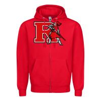 Red scarlet knights 2 (rutgers) Zipper Hoodie - DesigneFamous