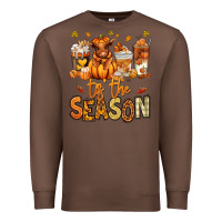Chestnut Tis' the season Fall Heifer coffee cups Premium Sweatshirt - RanaPortraitStore