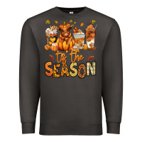 Smoke Tis' the season Fall Heifer coffee cups Premium Sweatshirt - RanaPortraitStore