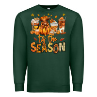 Sports Green Tis' the season Fall Heifer coffee cups Premium Sweatshirt - RanaPortraitStore