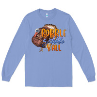 Colony Blue Fall Gobble Gobble Y'all Long Sleeve Tee - LillyAllenDesigns