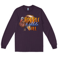 Plum Fall Gobble Gobble Y'all Long Sleeve Tee - LillyAllenDesigns