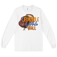 White Fall Gobble Gobble Y'all Long Sleeve Tee - LillyAllenDesigns