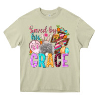 Mossy Saved by his grace Easter Day Heavy Core Tee - HowdyJamesFarm