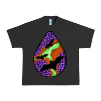Pigment Black halloween bat  teardrop Urban Heavy Tee - BundleAndBundleShop