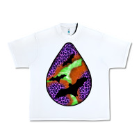 White halloween bat  teardrop Urban Heavy Tee - BundleAndBundleShop