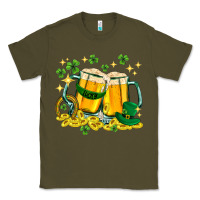 Army Green St. Patrick's Day beer Classic Tee - HowdyJamesFarm