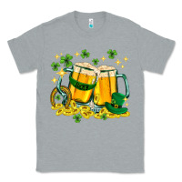 Heather Grey St. Patrick's Day beer Classic Tee - HowdyJamesFarm