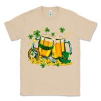 Mushroom St. Patrick's Day beer Classic Tee - HowdyJamesFarm