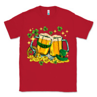 Red St. Patrick's Day beer Classic Tee - HowdyJamesFarm
