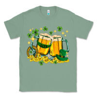 Sage St. Patrick's Day beer Classic Tee - HowdyJamesFarm