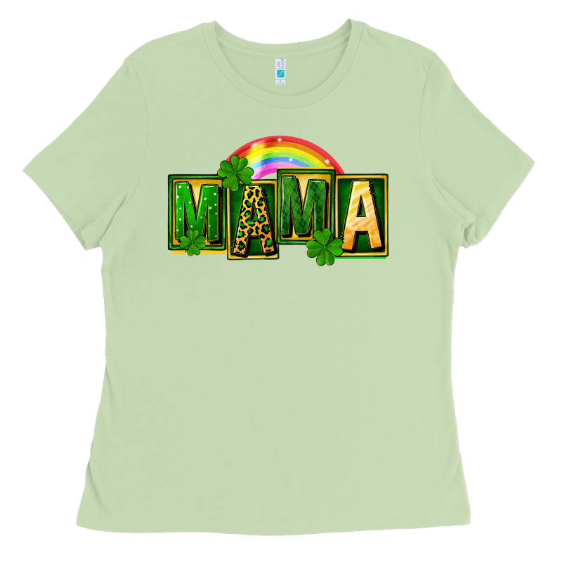 St. Patricks Day Mama Ladies Tee by FaDigitalArtStudio | Teevron