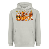 Moon Dust Fall Autumn cow pumpkin coffee cups Heavyweight Hoodie - RanaPortraitStore