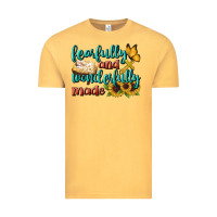 Vintage Mustard Fearfully And Wonderfully Made Vintage Tee - BundleAndBundleShop