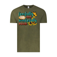 Vintage Olive Fearfully And Wonderfully Made Vintage Tee - BundleAndBundleShop