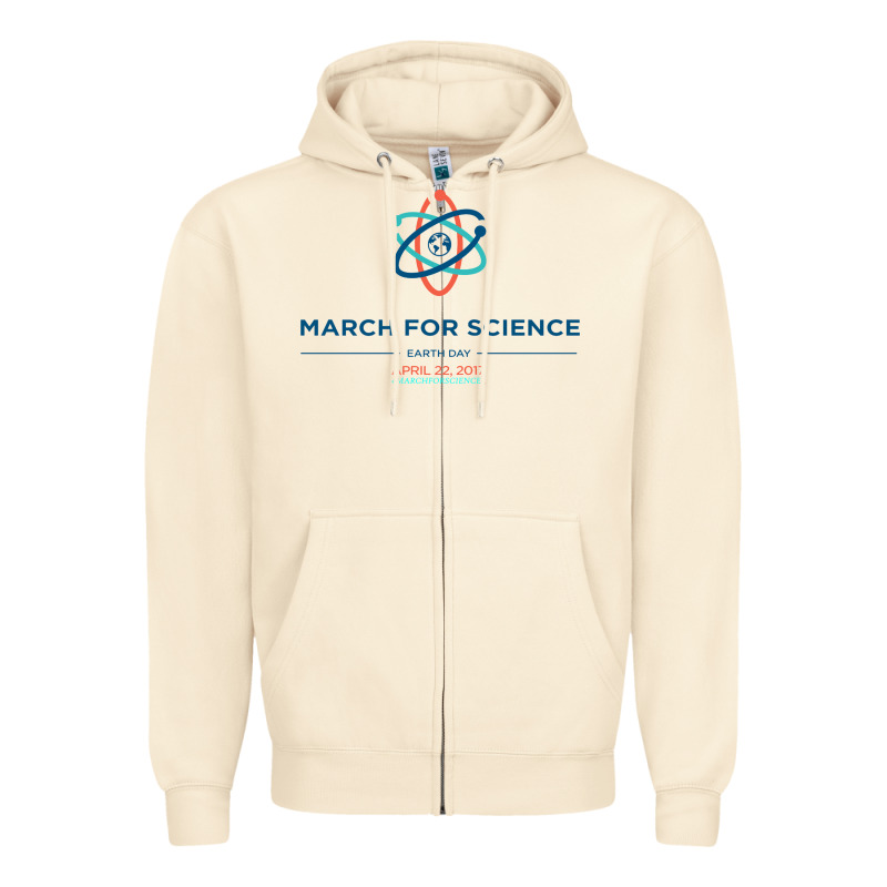 March For Science Astronaut Zipper Hoodie by DesigneFamous | Teevron