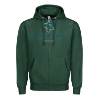 Sports Green march for science astronaut Zipper Hoodie - DesigneFamous