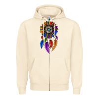Sandshell pride sunflower dreamcatcher Zipper Hoodie - JahusDesignShop