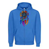 True Royal pride sunflower dreamcatcher Zipper Hoodie - JahusDesignShop