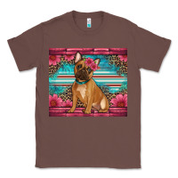 Chestnut french bulldog floral Classic Tee - Artiststas