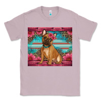 Lilac french bulldog floral Classic Tee - Artiststas