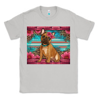 Moon Dust french bulldog floral Classic Tee - Artiststas