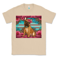 Mushroom french bulldog floral Classic Tee - Artiststas
