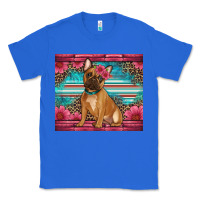 True Royal french bulldog floral Classic Tee - Artiststas