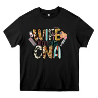 Black wife mom cna Heavy Core Tee - CowGirlArtShop