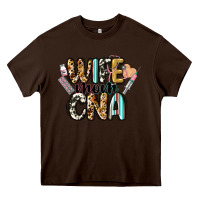 Chocolate Brown wife mom cna Heavy Core Tee - CowGirlArtShop