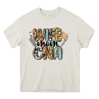 Cream wife mom cna Heavy Core Tee - CowGirlArtShop