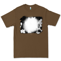 Cacao Cowhide Bleached Premium Tee - CowCowDesign