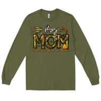 Army Green Boy Mom From Son Up To Son Down Long Sleeve Tee - CowhideDigitalArt