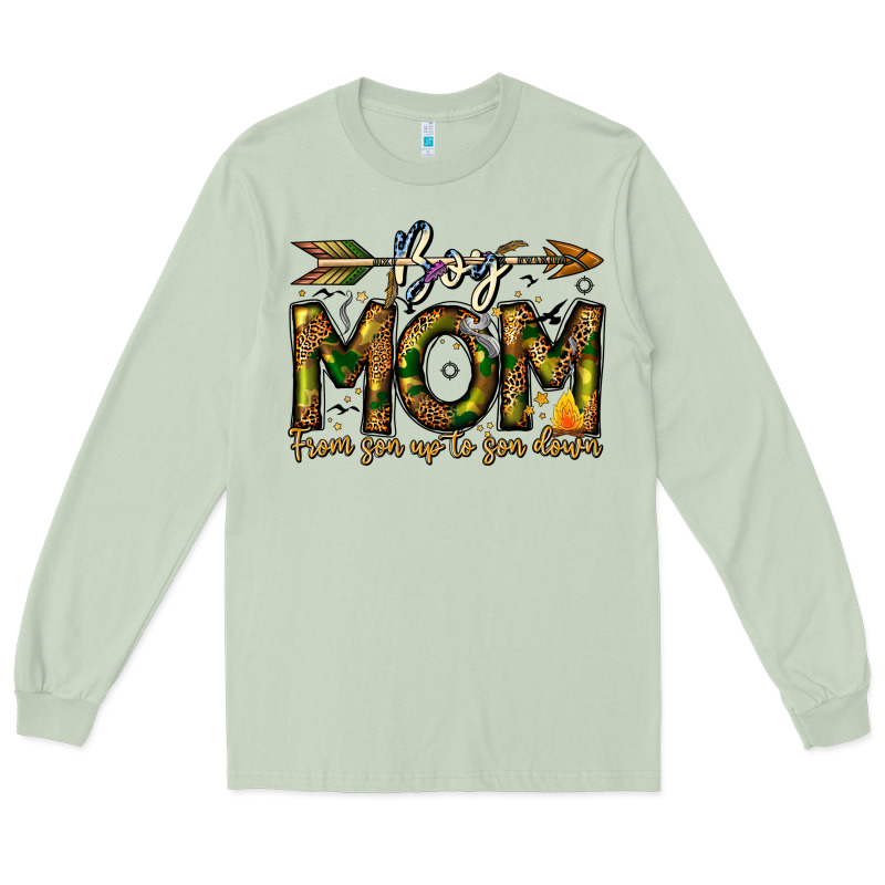 Boy Mom From Son Up To Son Down Long Sleeve Tee by CowhideDigitalArt | Teevron