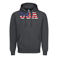 Smoke usa Zipper Hoodie - DesigneFamous