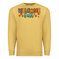 Antique Gold Welcome Fall Premium Sweatshirt - RanaPortraitStore