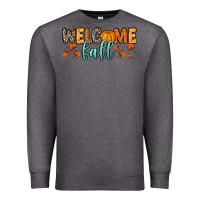 Charcoal Heather Welcome Fall Premium Sweatshirt - RanaPortraitStore