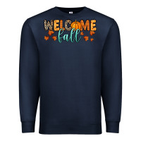 Navy Welcome Fall Premium Sweatshirt - RanaPortraitStore