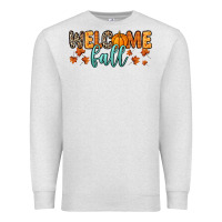 Oatmeal Heather Welcome Fall Premium Sweatshirt - RanaPortraitStore