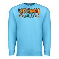 Ocean Blue Welcome Fall Premium Sweatshirt - RanaPortraitStore