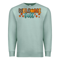 Seafoam Welcome Fall Premium Sweatshirt - RanaPortraitStore